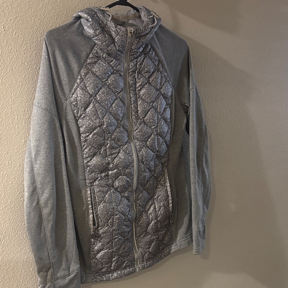 Michael Kors Gray Textured Jacket